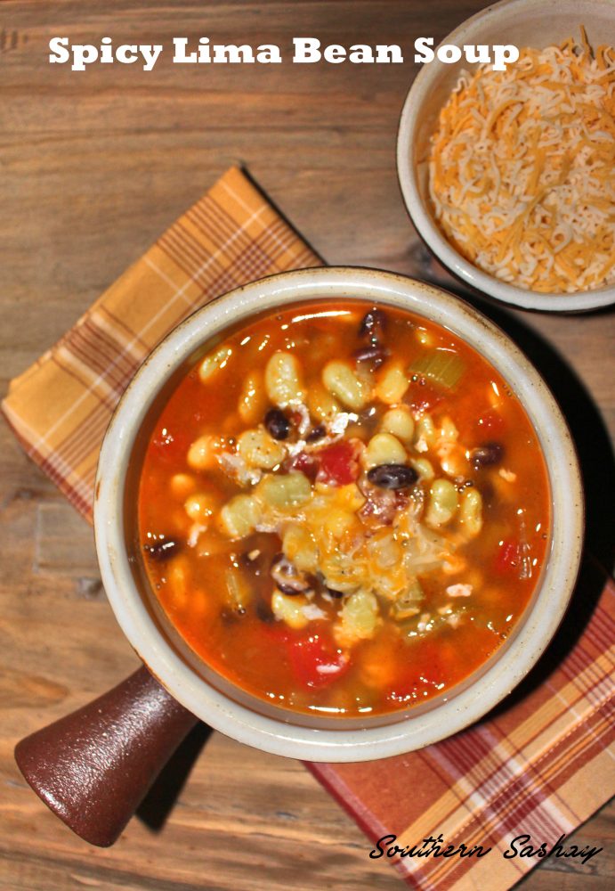 Spicy Lima Bean Soup - Southern Sashay