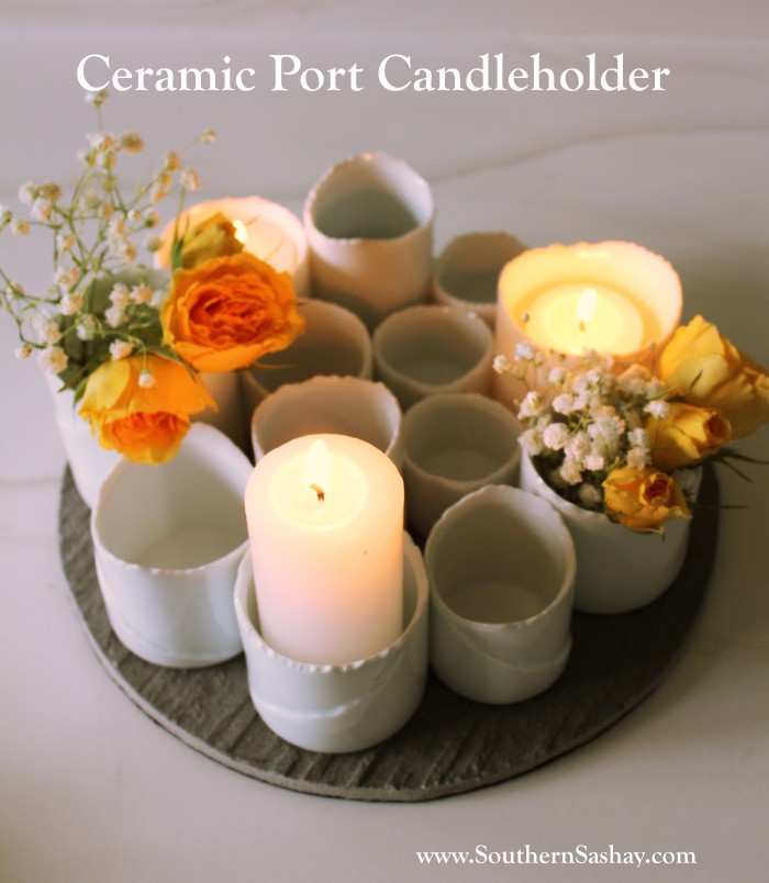 Ceramic Port Candleholder